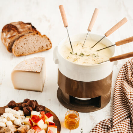Fondue à la tomme de chèvre