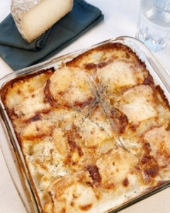 Gratin Dauphinois à la tomme de chèvre