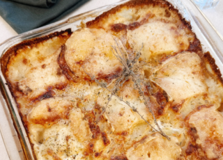 Gratin Dauphinois à la tomme de chèvre