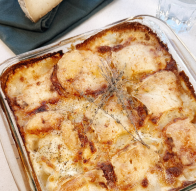 Gratin Dauphinois à la tomme de chèvre